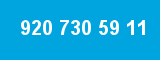 920 730 59 11 920 730 59 11